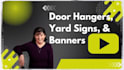 design a custom real estate yard sign