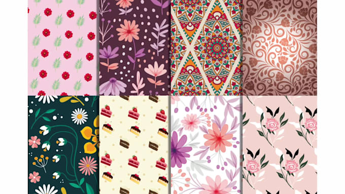 design unique seamless textile repeat pattern