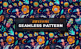 create awesome seamless pattern for print fabric textile