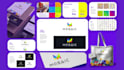 design a complete brand identity package with logo, stationery and social kit
