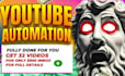 create manage youtube automation channel with faceless videos, shorts