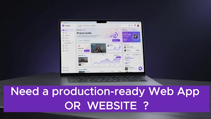 design and develop a complete, fully functional saas product with modern UI UX