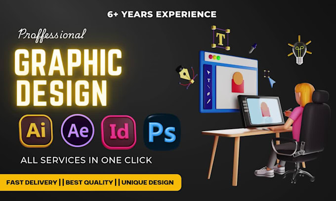 create eye catching custom graphics and redesign designs