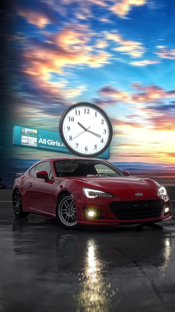 edit car tiktok and reels, professional car editing