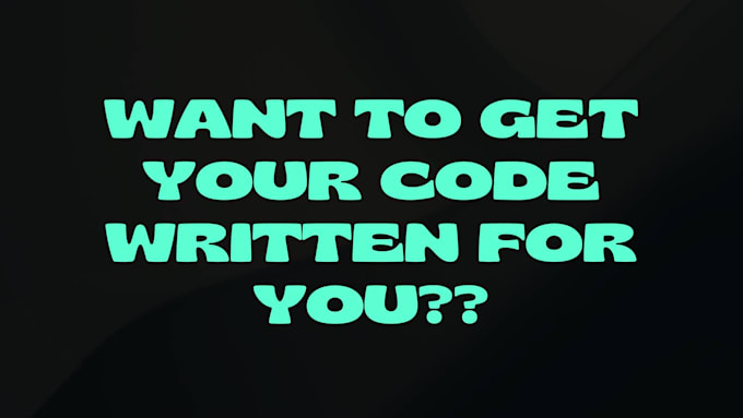 do your basic programming tasks for you
