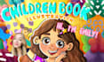 draw children story book illustration and cover not ai