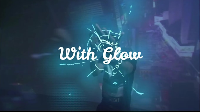 add neon scribble and glowing animation on your videos