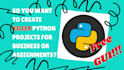 write professional python scripts even with free guis