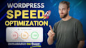 do wordpress website speed optimization, improve page speed