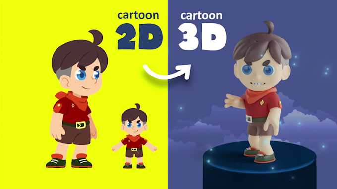 do 3d character modeling and animation