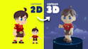 do 3d character modeling and animation