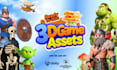 create 3d modelling of game assets for video games
