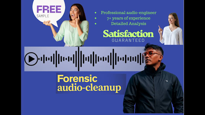 do forensic audio clean up, enhancement and restoration