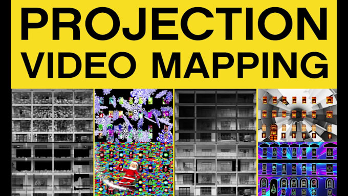 create 3d projection video mapping for show