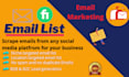 create a niche targeted email list
