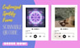design customized spotify song frame music wall art