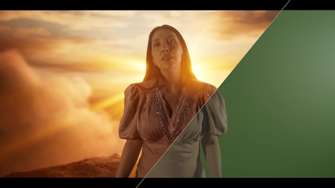 advanced green screen , rotoscope, and chroma precisely