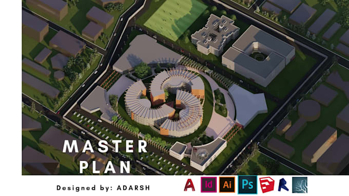 Do landscape design, real estate masterplan,2d,3d render animation of ...