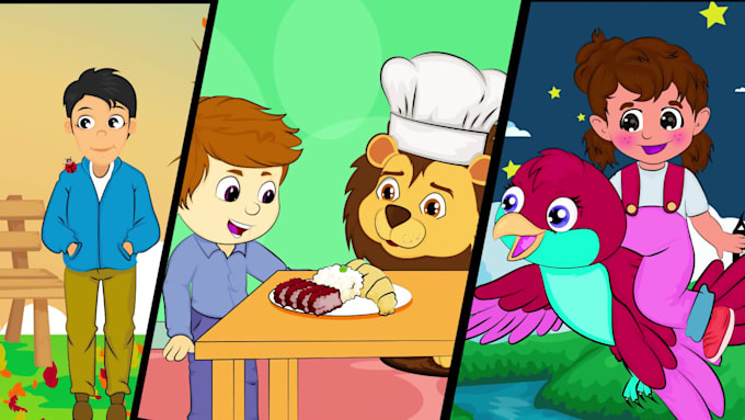 draw unique children book illustration