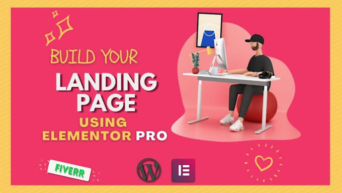 do responsive wordpress landing page design or elementor landing page design