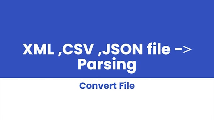 convert csv json xml sql files from one format to another