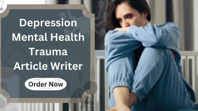 write SEO articles on depression trauma and mental health