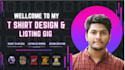 do custom graphic t shirt typography and amazon listings