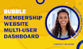develop bubble io membership site subscription no code app as bubble developer