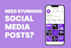 design 30 creative social media post design and ad creative