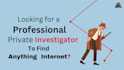 be your private investigator, osint, detective, background check, forensics