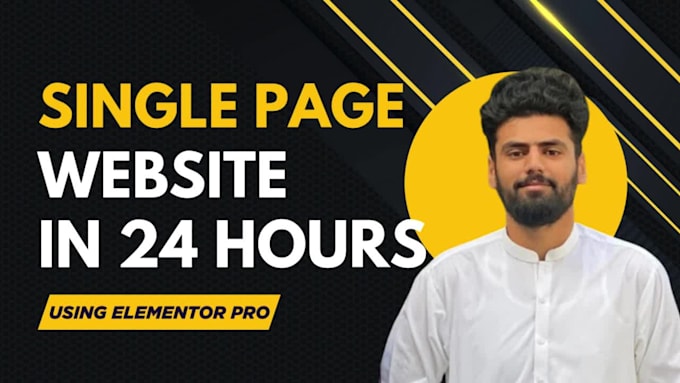 create responsive single page wordpress website in 24 hours