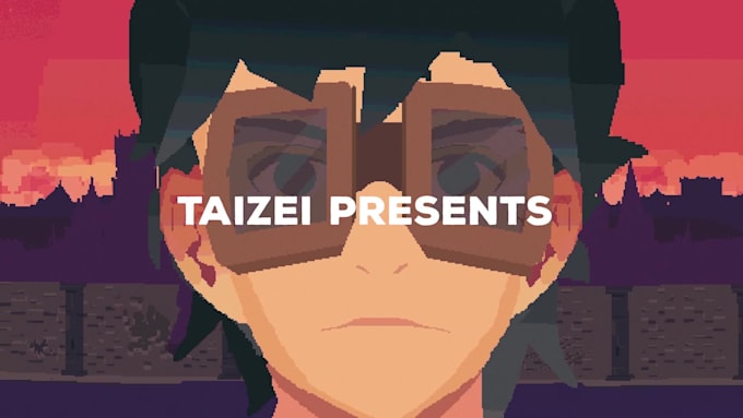 create a amazing pixel art animated music video