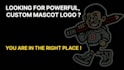design custom cartoon mascot logo for your sports team, brand, club or college