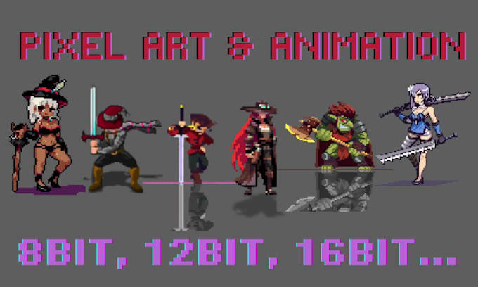 pixel art animation 2d pixel art sprite sheet character game art nsfw animation