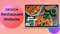 design restaurant website with online food ordering system, food website