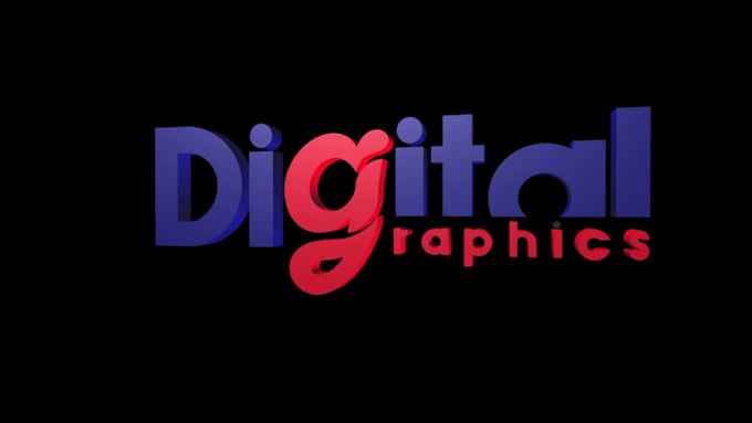 do 3d logo spin or rotating, animation and gif