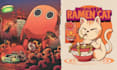 draw vintage cartoon and character design in pop art style