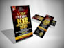 design poster or flyer matching ticket, even ticket with quick delivery