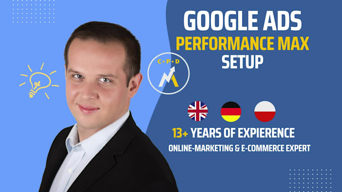 setup your google performance max campaign in german or english