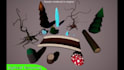 create stylised hand painted game assets and packs