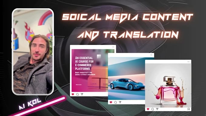 help you translate your social media or digital image to mandarin or cantonese