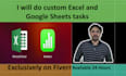 create excel spreadsheet or google sheets income expense invoice, budget tracker