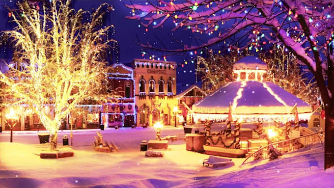 make winter and christmas relaxing  music videos for youtube
