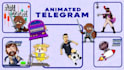 create animated stickers and crypto stickers for telegram
