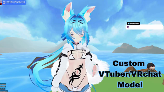 create a custom anime or furry 2d 3d vtuber model rigging and stream ready setup