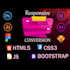 convert PSD to HTML, figma to HTML website