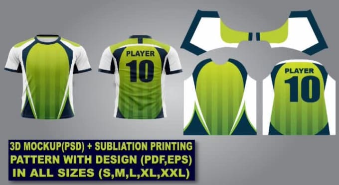 Download Do Custom Sublimation Jersey Design With 3d Mockup By Rameesmv Fiverr