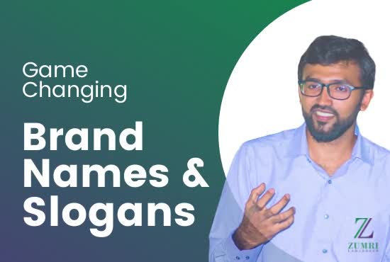 create original and creative brand names and taglines