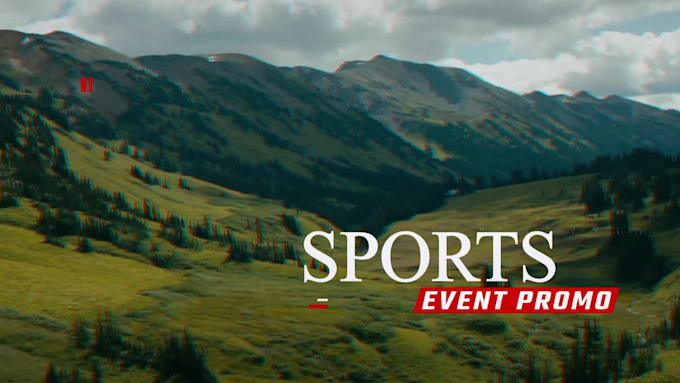 create sport event, advertisement promo trailer  intro video