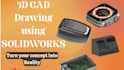 design pcb enclosure, cad design and electronics prototype using solidworks